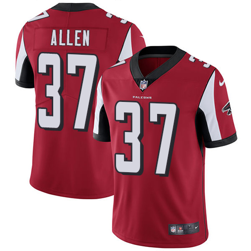 2019 men Atlanta Falcons #37 Allen red Nike Vapor Untouchable Limited NFL Jersey->atlanta falcons->NFL Jersey